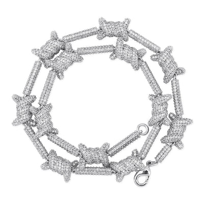 Cadena Cubana con Zirconia: Joya de Personalidad y Brillo - Image 3