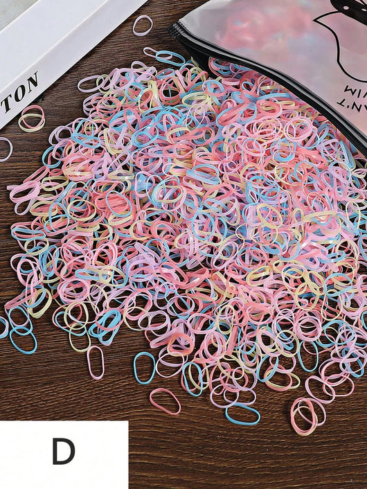 Bandas Elásticas para Cabello Infantil - Gomas Pequeñas Desechables para Niñas - Image 18
