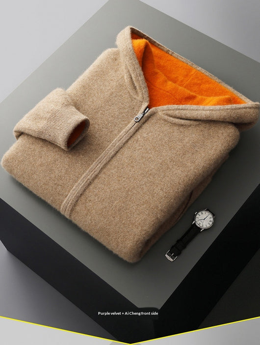 Chaqueta Tejida para Hombre con Bloques de Color - Image 14