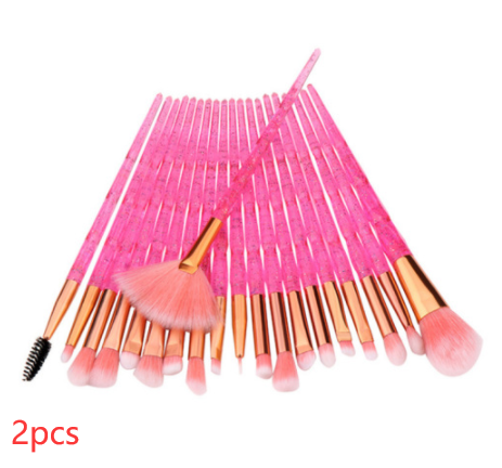 Set de Brochas de Maquillaje Diamond Multicolor Premium - Image 27