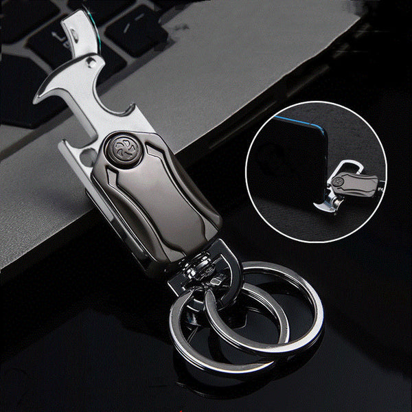 Llavero 3 en 1 Spinner Fidget con Navaja y Abridor de Botellas