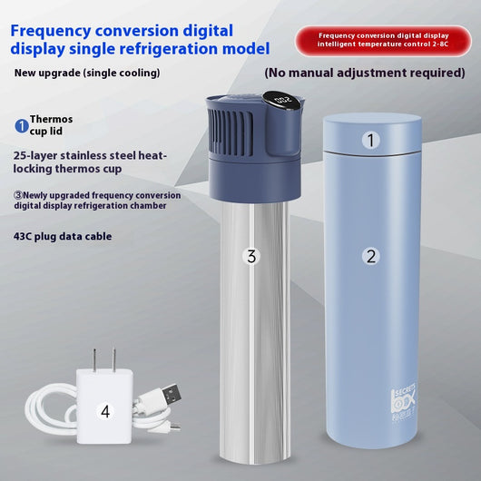 Refrigerador Portátil Mini con Cargador para Auto - Vaso Térmico Inteligente - Image 6