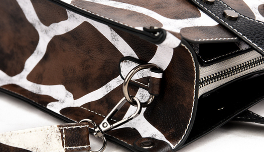 Bolsa Maternidad Estampado Geométrico Leopardo - Set de 2 Piezas - Image 19