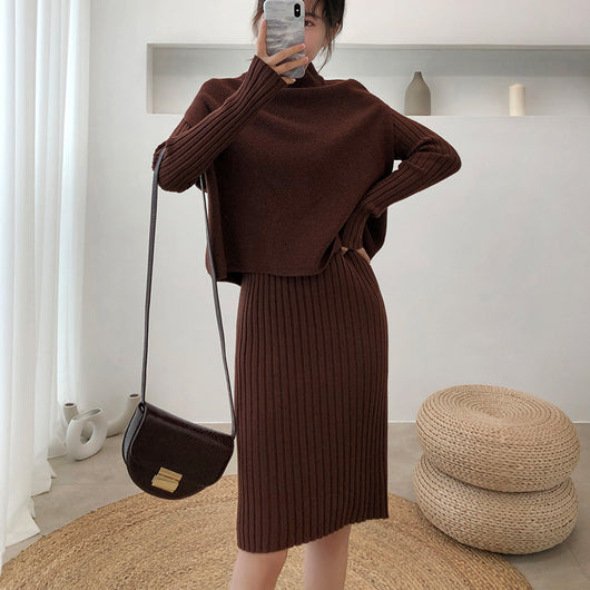 Vestido Suéter Estilo Western de Dos Piezas - Image 5