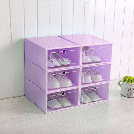 Caja Organizadora Transparente para Zapatillas - Almacenamiento Apilable - Image 13