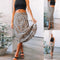 Falda Casual Estampado Leopardo Sexy para Mujer