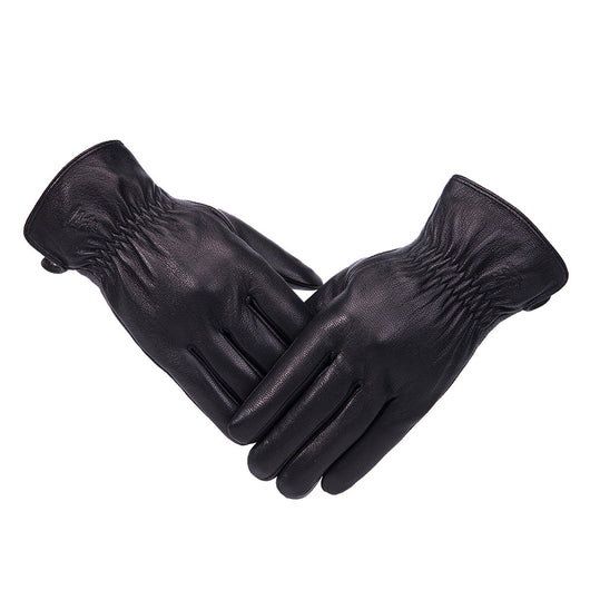 Guantes de Motocicleta Impermeables de Piel Gamuza con Forro Polar - Image 13