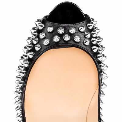 Tacones Altos Mujer Estilo Europeo con Remaches - Talla Grande - Image 6