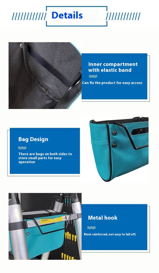 Bolsa de Almacenamiento para Herramientas de Escalera Telescópica - Image 14
