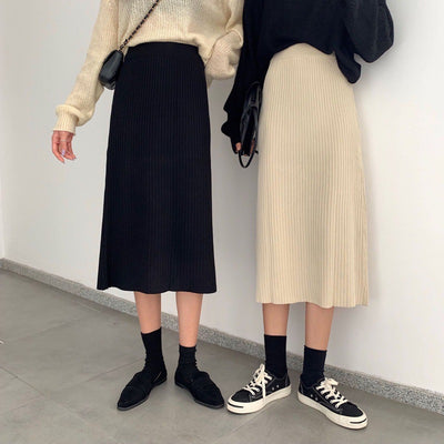 Falda Tejida Acolchada Midi para Mujer - Image 16