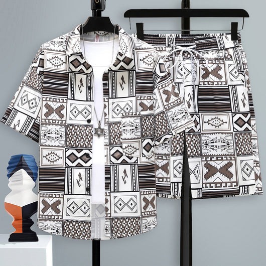 Conjunto Deportivo de Shorts Casuales para Hombre - Dos Piezas - Image 4