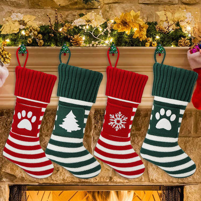 Set de Calcetines Navideños Gatos y Perros en Bolsa Regalo - Image 4