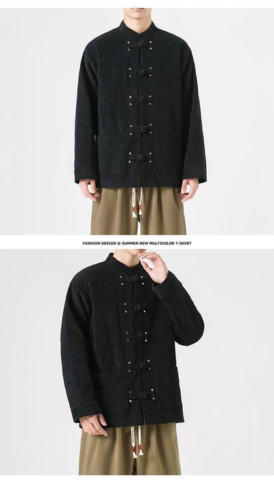 Chaqueta de Pana Han Mejorada - Abrigo Versátil de Algodón - Image 11