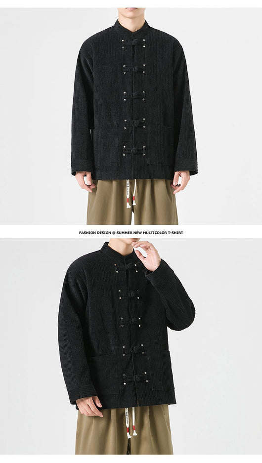 Chaqueta de Pana Han Mejorada - Abrigo Versátil de Algodón - Image 11