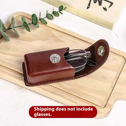 Estuche de Cuero para Hombre - Portátil y Elegante