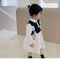 Vestido Princesa Estilo Vaquero Falso Dos Piezas para Niñas