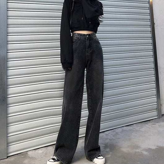 Pantalones Anchos De Cintura Alta Para Otoño E Invierno - Image 12