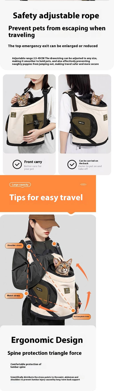 Mochila Transportadora para Gatos - Bolsa de Viaje Portátil - Image 12