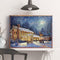 Cuadro Navideño de Copo de Nieve - Pintura de Diamantes
