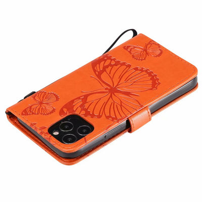 Funda de Cuero para Teléfono con Mariposa Prensada - Image 88