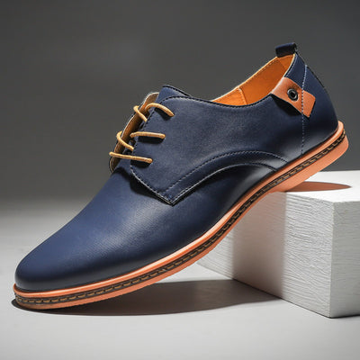 Zapatos de Cuero para Hombre Estilo Casual Business con Cordones - Image 2