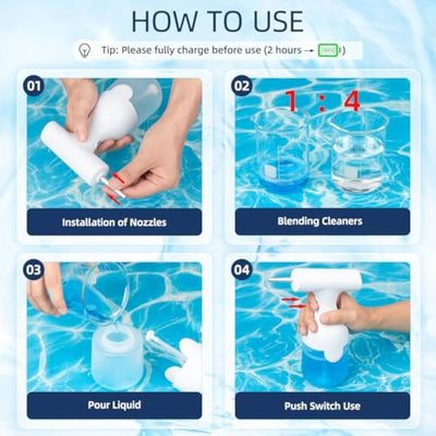 Dispensador Automático de Espuma para Baño de Mascotas con Carga USB - Image 5