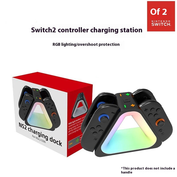 Base Cargadora Dual para Controles Switch - Soporte Fijo Izquierdo y Derecho