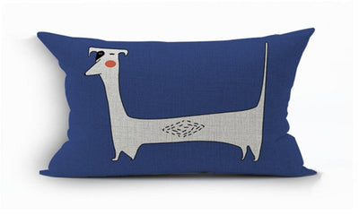Funda de Cojín Salchicha Perro Teckel con Hongos - Image 25