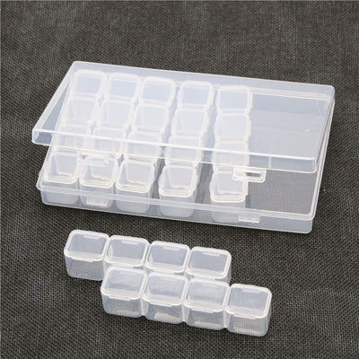 Organizador de Almacenamiento con 28 Compartimentos para Abalorios, Strass y Accesorios de Manicura - Image 10