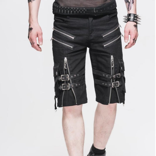 Pantalones Cargo Steampunk Holgados Talla Grande para Hombre