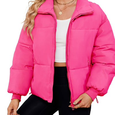 Chaqueta Acolchada Ligera de Plumas para Mujer - Image 4