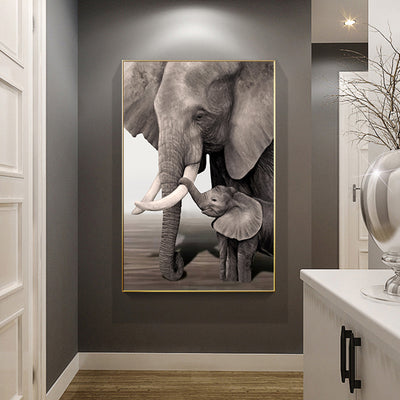 Cuadro Decorativo Elefante en Lienzo sin Marco - Image 5