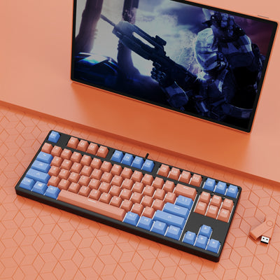 Teclado Mecánico Gaming 87 Teclas Hot Swap Intercambiable Dual Color - Image 18