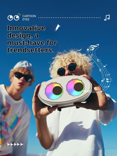 Parlante Bluetooth con Luz RGB y Ruido Blanco - Diseño Ojos Animados - Image 12