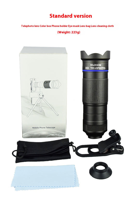 Lente Teleobjetivo 36x para Smartphone - Kit Completo de Fotografía Móvil - Image 11