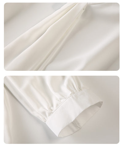 Blusa Elegante con Moño Francés para Mujer - Image 11