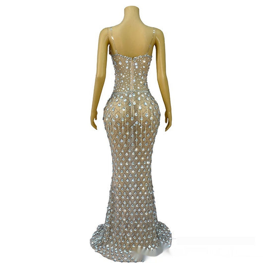 Vestido Asimétrico Diamante con Diseño Vanguardista - Image 12