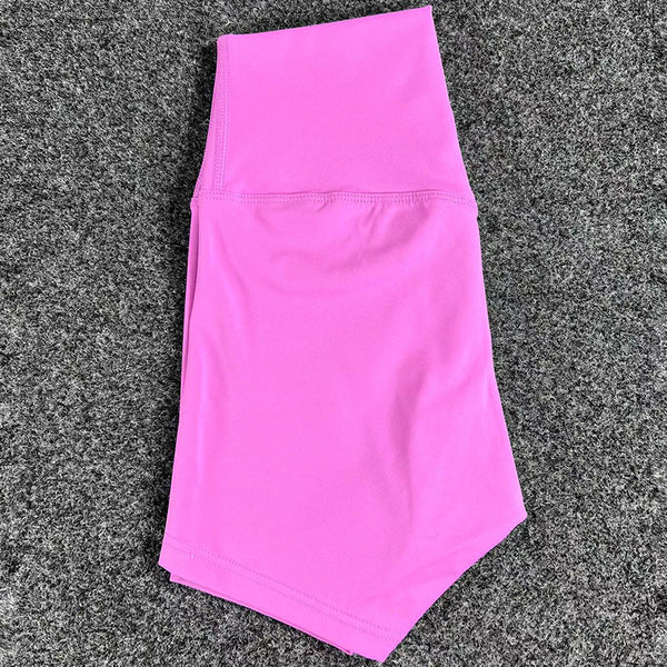 Shorts Yoga Cintura Alta Transpirable Secado Rápido para Mujer