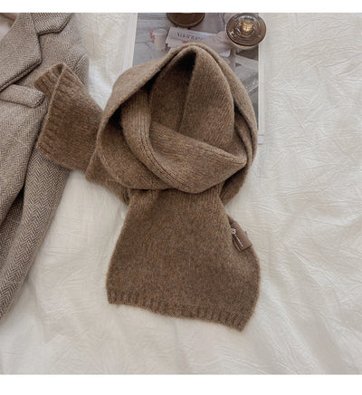 Bufanda Cálida de Moda Básica para Mujer - Colores Sólidos - Image 33