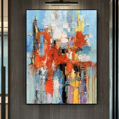 Cuadro Abstracto Moderno en Óleo - Arte Original para Sala de Estar - Image 5