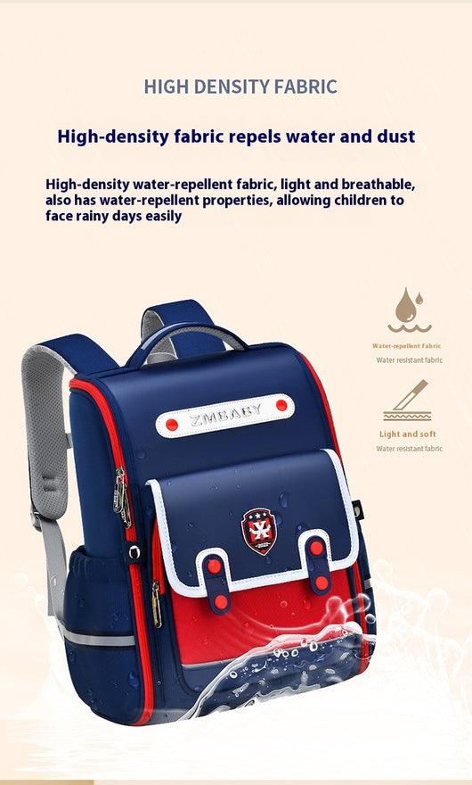 Mochila Escolar Sesame Baby Estilo Británico Grados 1-6 Ligera Niños y Niñas - Image 28