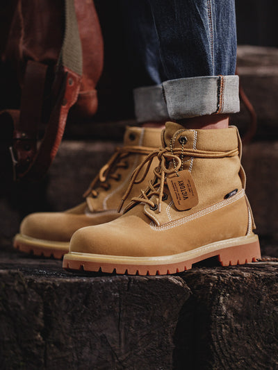 Botas Martin Altas Estilo Británico Rhubarb - Calzado de Trabajo Robusto para Hombre - Image 8