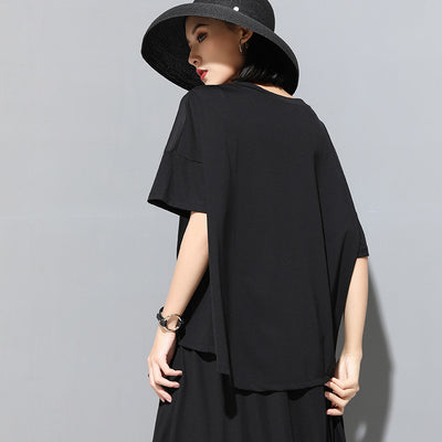 Blusa Asimétrica Personalizada con Parches de Diseño Único - Image 10