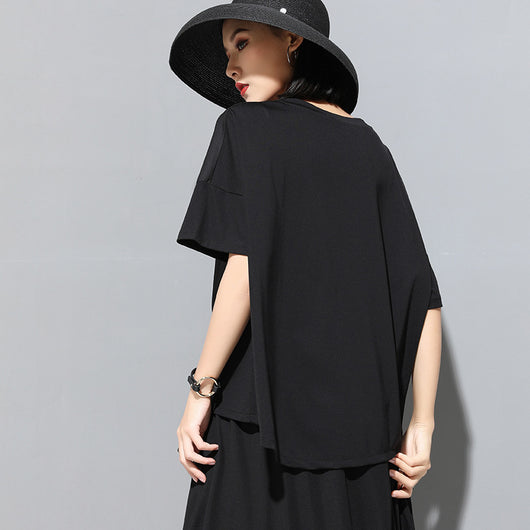Blusa Asimétrica Personalizada con Parches de Diseño Único - Image 10