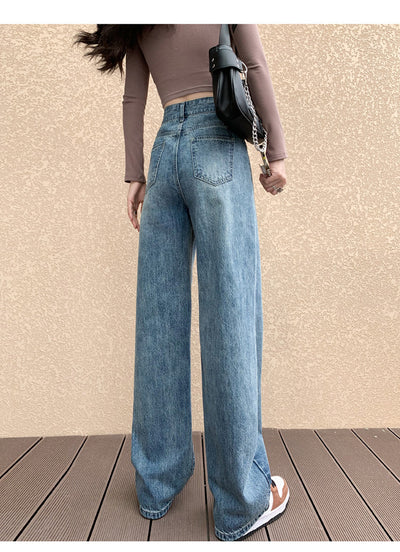 Jeans Acampanados de Talle Alto para Mujer Talla Grande con Efecto Drapeado - Image 18