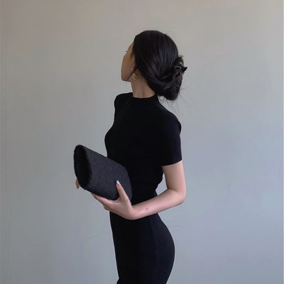 Vestido Slim Fit Retro con Temperamento - Image 4
