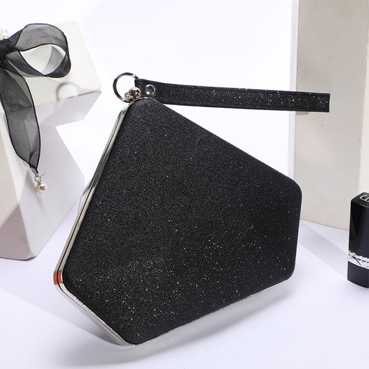 Bolso de Hombro Reflectante con Acabado Brillante para Mujer - Image 12