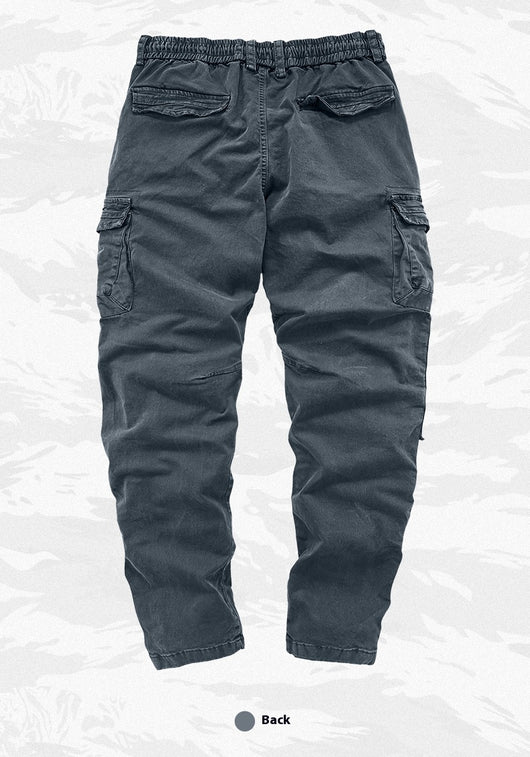 Pantalón Cargo de Algodón Puro con Múltiples Bolsillos - Image 8