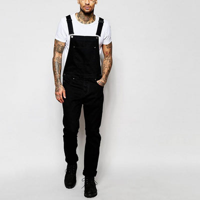 Pantalones Vaqueros con Tirantes para Hombre - Estilo Moderno y Versátil - Image 8