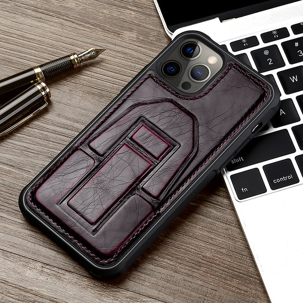 Funda para Celular con Patrón Crazy Horse
